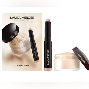 Laura Mercier  Artistry Icons Setting Powder and Caviar Eye Stick in Rose Gold